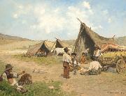 Ludovic Bassarab Nomads oil painting reproduction